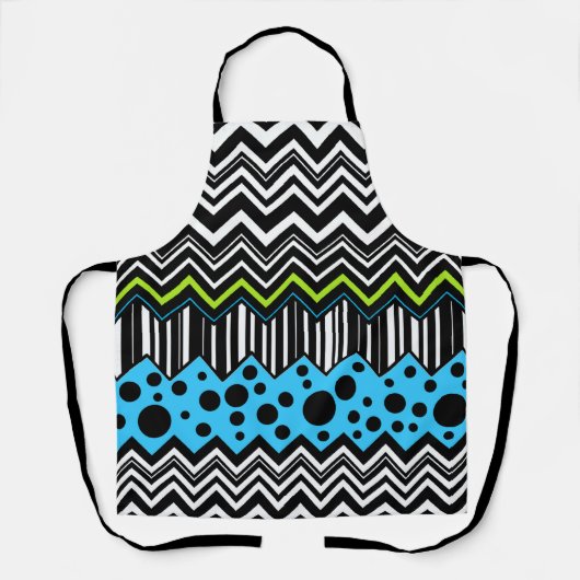 Tablier Bande pointillée ZigZag (Recto)