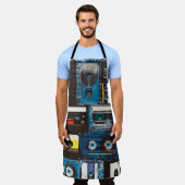 Tablier Bandes audio rétro (Porté)