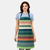 Tablier Bandes de couleurs (Porté)