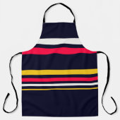 Tablier Bandes de couleurs plates (Recto)