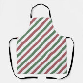 Tablier Bandes de Noël personnalisables (Recto)