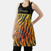 Tablier Bandes de tigres orange et noir (Insitu)