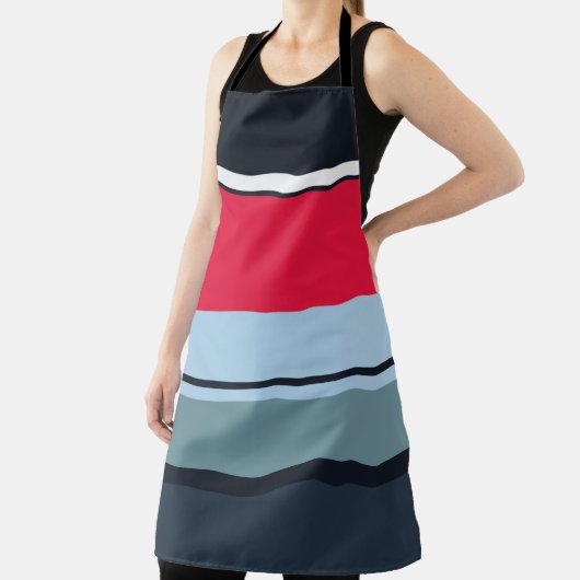 Tablier Bandes Décontractées multicolores (Insitu)