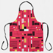 Tablier Bandes géométriques Polka (Recto)