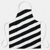 Tablier Bandes noir et blanc (Recto)