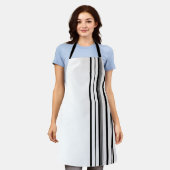 Tablier Bandes noires (Porté)