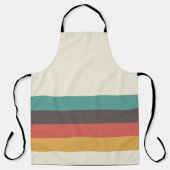 Tablier Bandes rétro classiques (Recto)