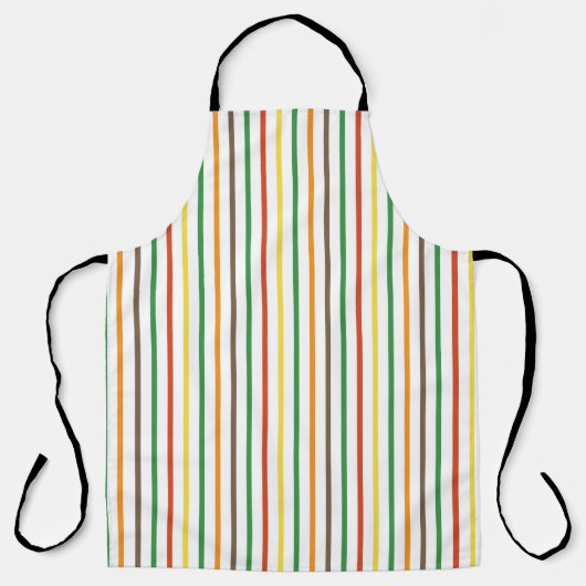 Tablier Bandes rétro super (Recto)