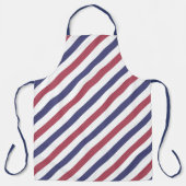 Tablier Bandes rouges blanches et bleues (Recto)