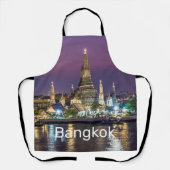 Tablier Bangkok Wat Arun Sunset BKK Thaïlande Souvenir (Recto)