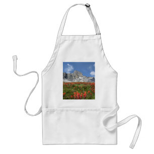 Tablier Banner Peak Fleurs sauvages - Ansel Adams Wilderne