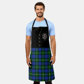 Tablier Bannerman Clan Badge & Tartan Kilt (Porté)