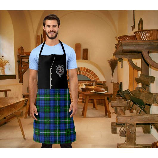 Tablier Bannerman Clan Badge & Tartan Kilt