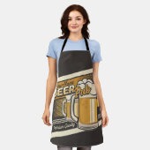 Tablier Bar de pub de bière froide Premium personnalisé (Porté)