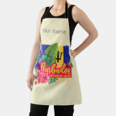 Tablier Barbados Retro Caraïbes Vintage Island Souvenir (Insitu)