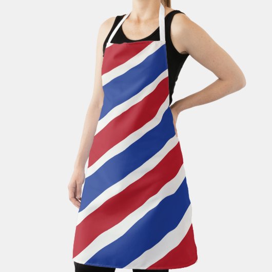 Tablier Barbe rouge et bleu (Insitu)