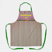 Tablier Barbecue Baking Styliish Hot Peppers Apron (Recto)