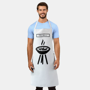 Tablier Barbecue BBQ DIY Couleurs de fond