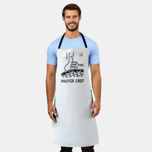 Tablier Barbecue Chef Apron avec Saucisson Cuite Image