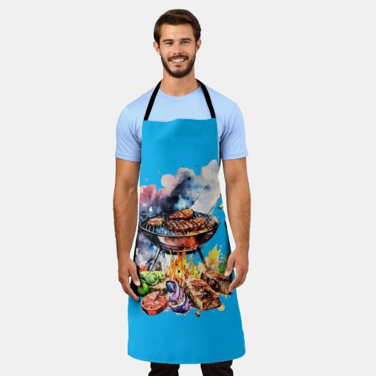 Tablier Barbecue et grill (Porté)