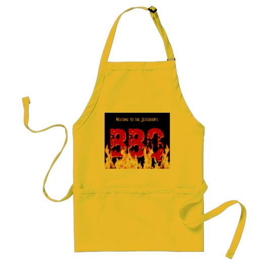 Tablier barbecue flamboyant (Devant)