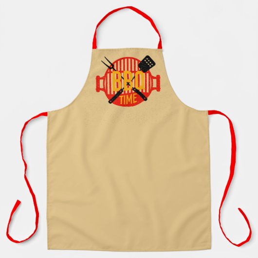 Tablier Barbecue Grill Time Forêt Outils Spatula (Recto)