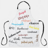 Tablier Barbecue Grillades  (Recto)