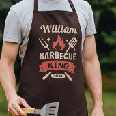 Tablier Barbecue King Custom Grill Apron -Personalize Name