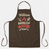 Tablier Barbecue King Custom Grill Apron -Personalize Name (Recto)