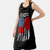 Tablier Barbecue patriotique personnalisé et chef (Insitu)