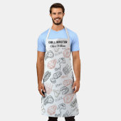 Tablier Barbecue personnalisé Chef Barbecue Master (Porté)