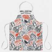 Tablier Barbecue personnalisé Chef Barbecue Master (Recto)