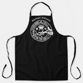 Tablier barbecue personnalisé pour papa Funny Gril (Recto)