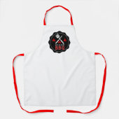 Tablier Barbecue végétal pour les maîtres grillades du bar (Recto)