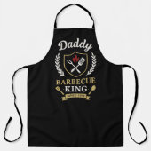 Tablier Barbecue Vintage Roi Daddy BBQ (Recto)