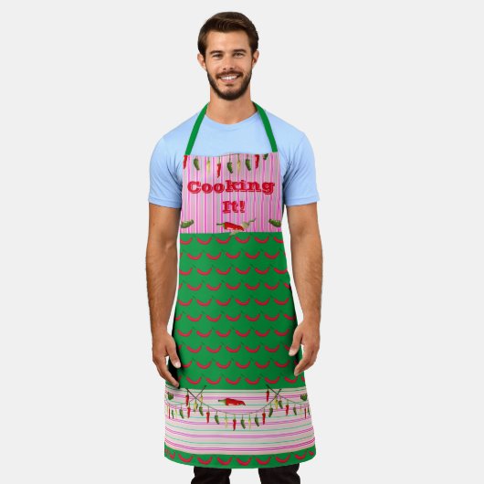 Tablier Barbeque Time Hot Popers Apron (Porté)
