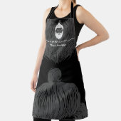 Tablier Barber Salon Vêtements hommes Moustache Beard Chev (Insitu)