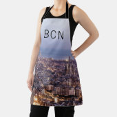 Tablier Barcelone Catalogne Sunset Skyline Espagne Citysca (Insitu)