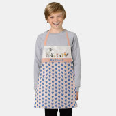 Tablier Barnyard Animaux Enfants Nom Bib Apron (Porté)