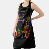 Tablier Barre Apron avec votre(s) nom(s) sur le panneau né (Insitu)