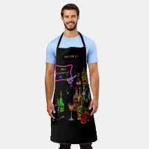 Barre Apron avec votre(s) nom(s) sur le panneau né