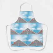 Tablier Barrière rouge et blanche Accès bloqué (Recto)