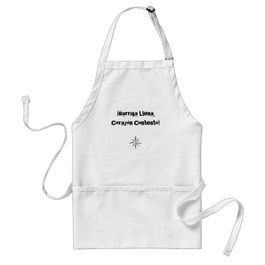 Tablier Barriga Llena, Corazón Contento Apron (Devant)
