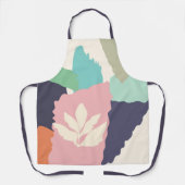 Tablier Basil Abstrait Artistique Blocs de Couleur Moderne (Recto)