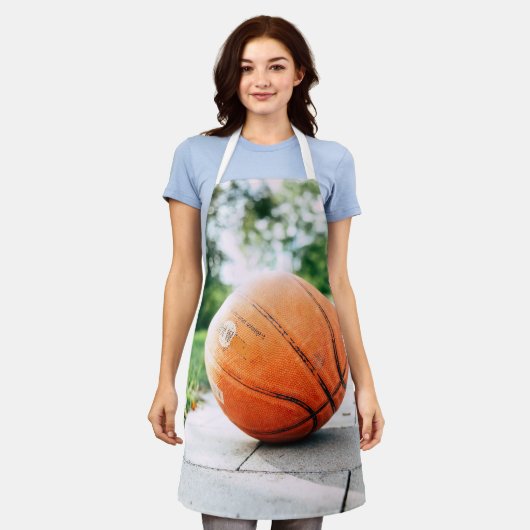 Tablier Basket-ball cadeau (Porté)