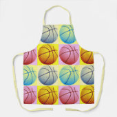 Tablier Basket-ball - Sports Pop Art (Recto)