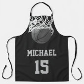 Tablier Basket-ball Votre nom (Recto)