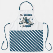 Tablier Baskets Bleus Comme Père, Comme Fils (Recto)