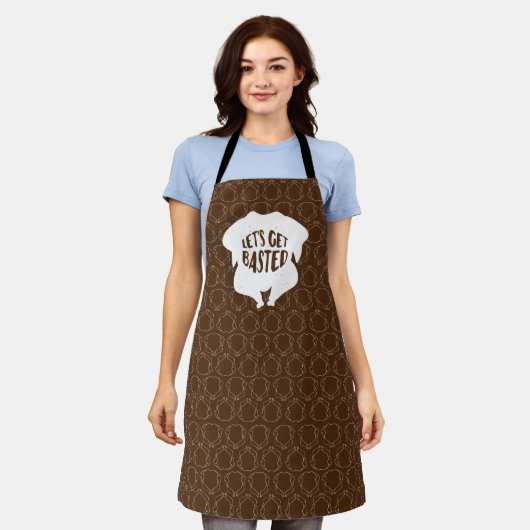 Tablier Basons-nous sur Thanksgiving Apron (Porté)
