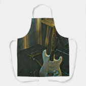 Tablier basse acoustique guitare électrique cadeau (Recto)